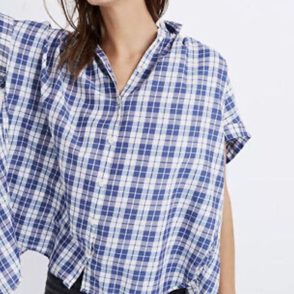 Madewell Central Open Back Shirt XS - Picture 8 of 8
